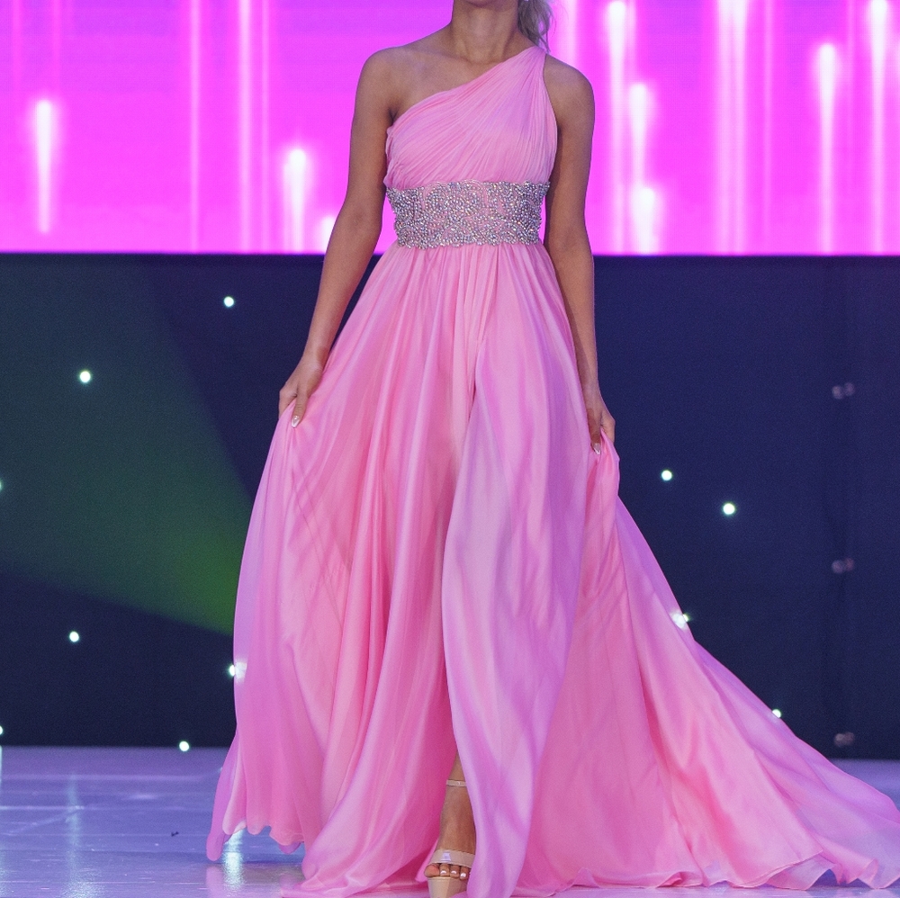 Rachel Allan size 2 bubble gum pink